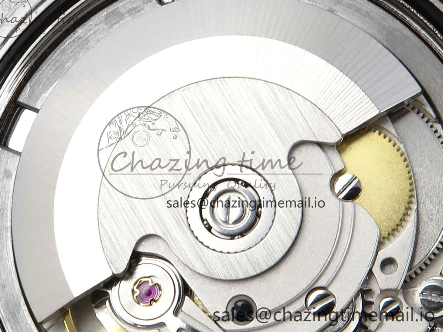 MiroTime 0214 Day Date 36 YG 128236 KF 1:1 Best Edition Ice Blue Crystal Dial on President Bracelet A2836 (Gain Weight) Modern 500